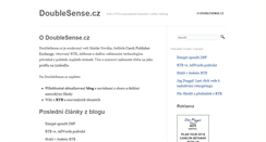 Desktop Screenshot of doublesense.cz