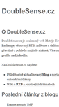 Mobile Screenshot of doublesense.cz